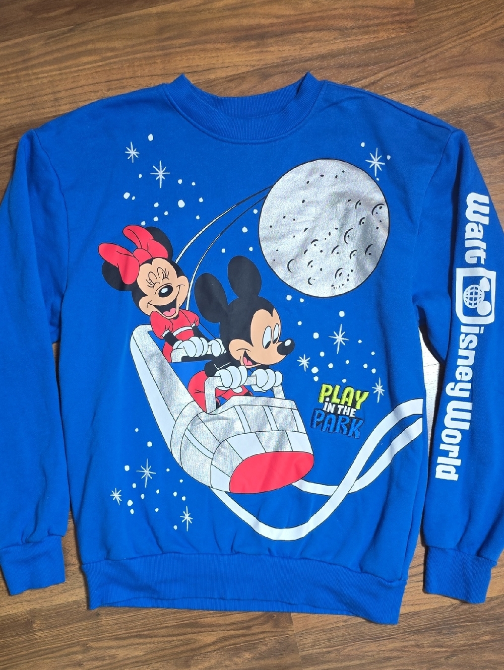 Disney Parks "Play in the Park" Space Mountain Crewneck Sweatshirt
